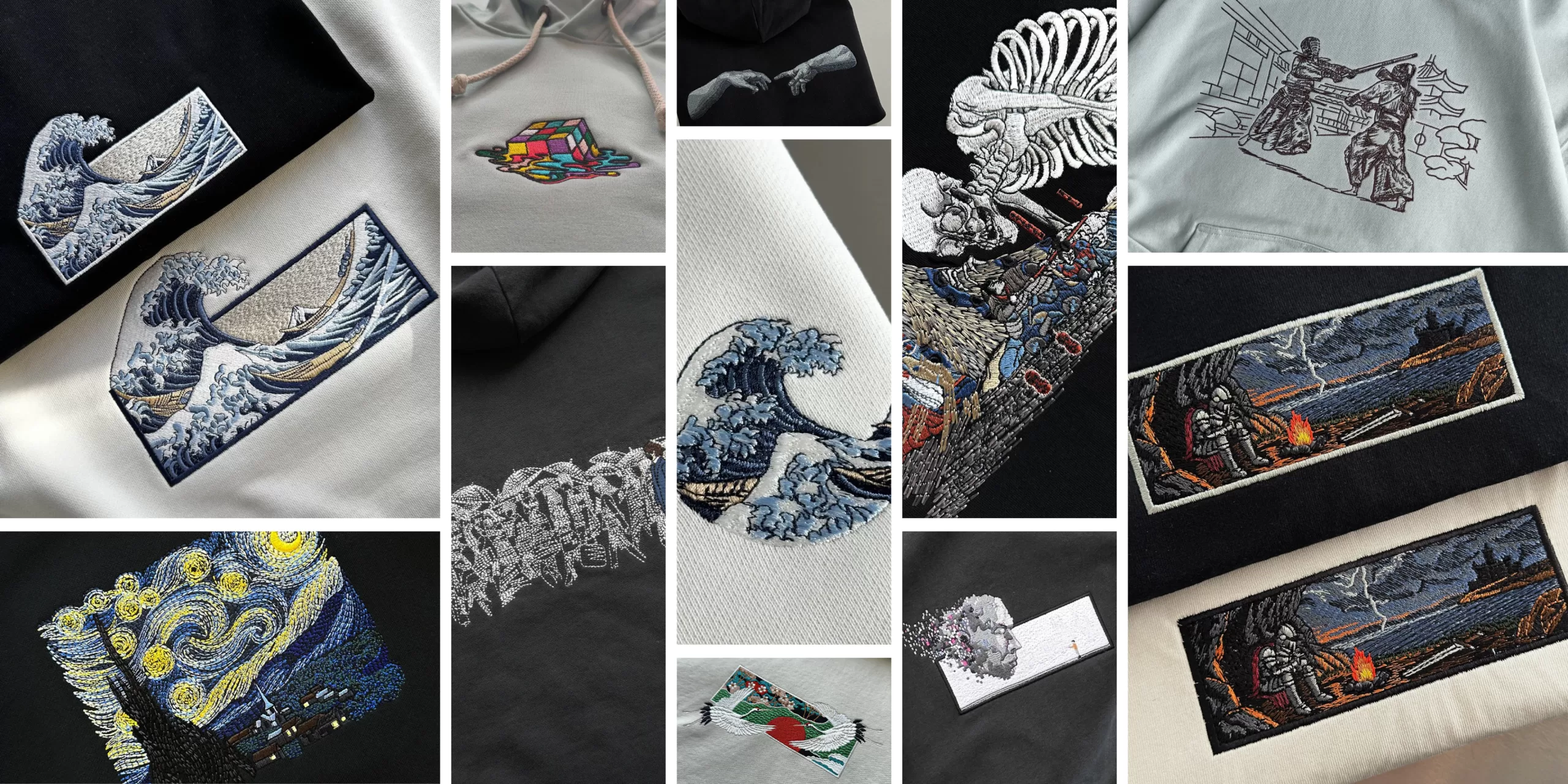 White Modern Aesthetic Photo Collage Banner