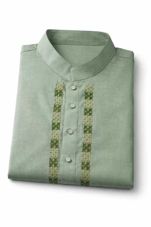 Handcrafted Gujarati Stitch Panjabi for Men